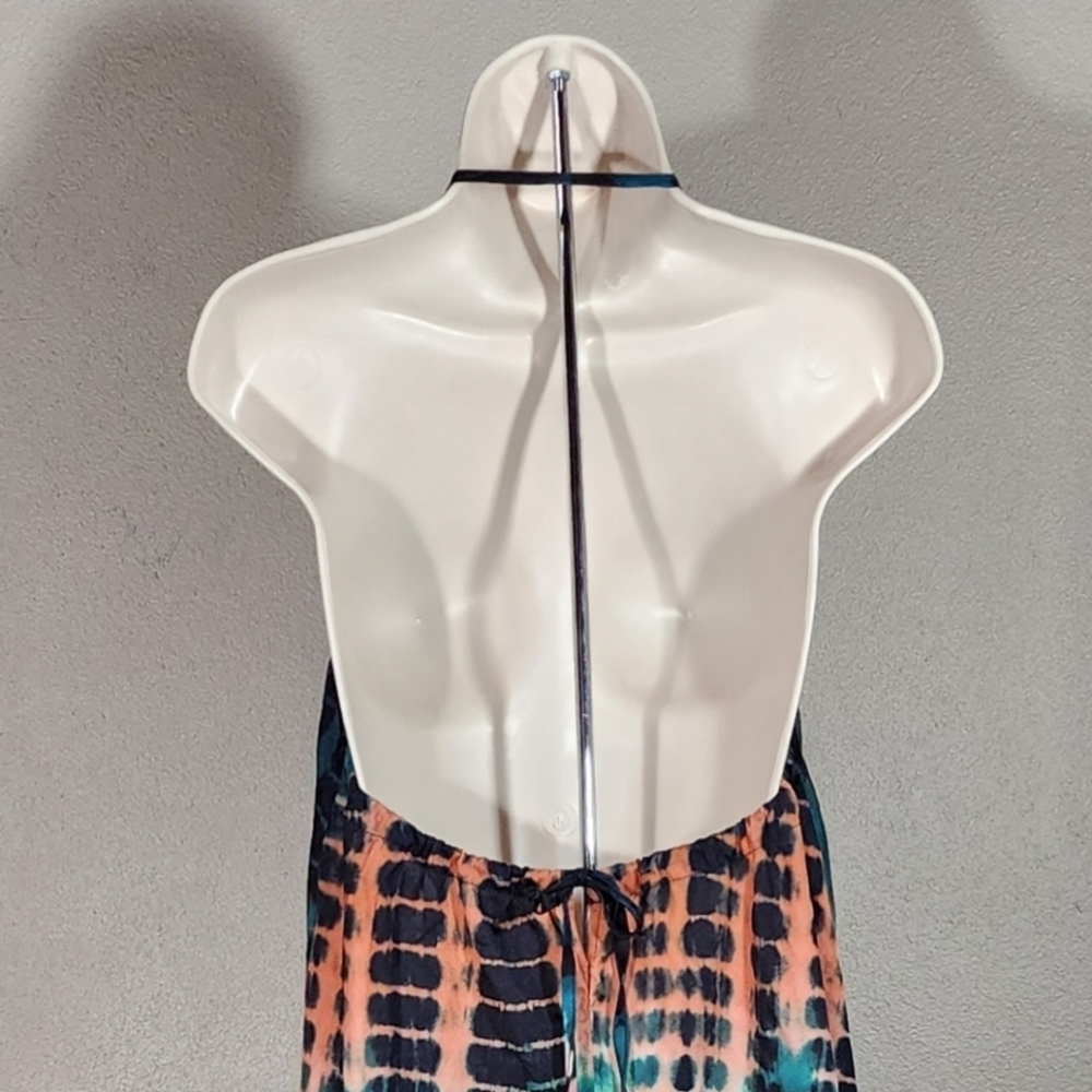 Shein Dress Halter Split Thigh Slit Maxi Green Size S - Picture 10 of 15